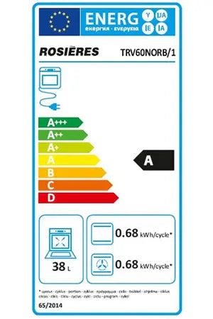 Lave-vaisselle table de cuisson Rosieres TRV60NORB/1