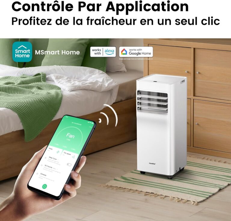 COMFEE Breezy Cool 2.6 | Climatiseur Mobile Connecté 9000 BTU