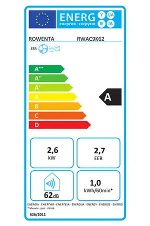 Climatiseur mobile Rowenta RWAC9K62