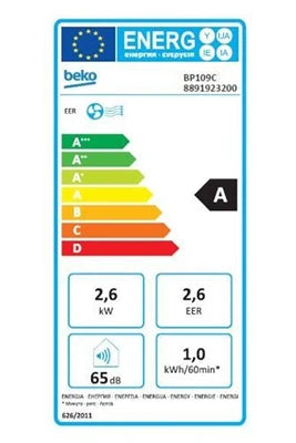 Climatiseur mobile Beko BP109C