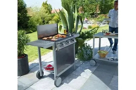 Barbecue Cook'in Garden Barbecue À Gaz Mixte Grill + Plancha Puerta Luna Confort