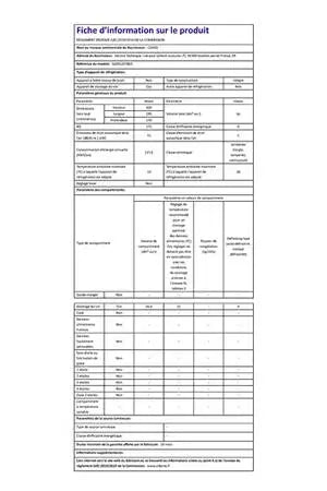 Cave de service Caviss SLEN120TBE5