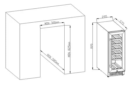 Cave de service Le Cellier LC20BUF - Encastrable