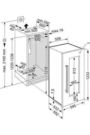 Cave de service Liebherr EWTDF2353