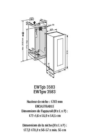 Cave de service Liebherr EWTGW3583