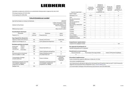 Cave de vieillissement Liebherr WKP142