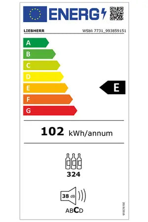 Cave de vieillissement Liebherr WSBLI7731-20