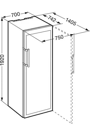 Cave de vieillissement Liebherr wkt 5551-21