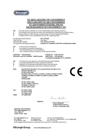 Climatiseur mobile Delonghi PAC EL112 CST Wifi