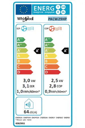 Climatiseur mobile Whirlpool PACW29HP