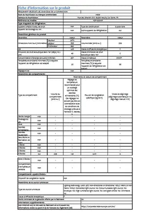Congélateur armoire Haier H2F-320WF