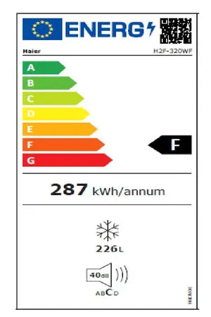 Congélateur armoire Haier H2F-320WF