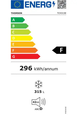 Congélateur coffre Thomson TCH315E