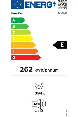Congélateur coffre Thomson TCH394E