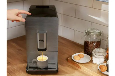 Expresso Avec Broyeur Beko Ceg6302d Inox Gris Anthracite