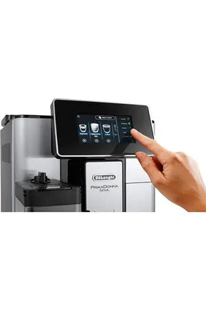 Expresso Avec Broyeur Delonghi Primadonna Soul Ecam610.75.Mb Metal Et Noir