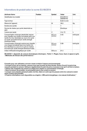 Four Electrolux Intuit EOC8P31X