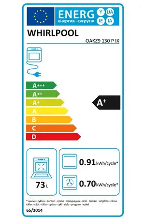 Four Whirlpool OAKZ9130PIX