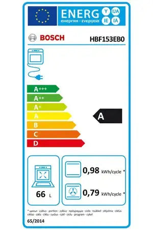 Four encastrable Bosch HBF153EB0