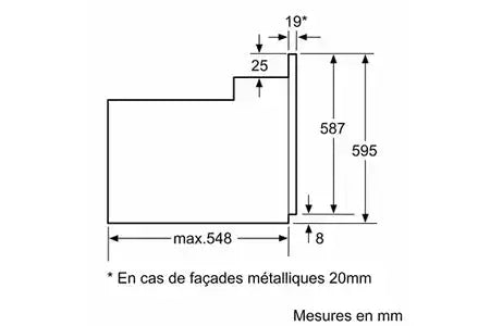 Four encastrable Bosch HBF153EB0