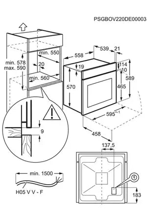 Four encastrable Electrolux COF4P46BX0