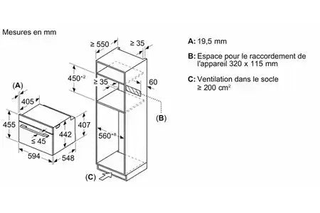 Four encastrable Siemens CM778GNB1B