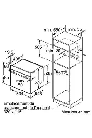 Four encastrable Siemens HB578BBS6
