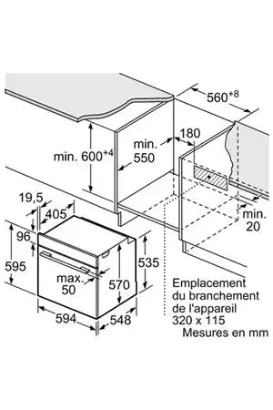 Four encastrable Siemens HB578BBS6