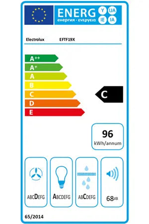 Hotte décorative murale Electrolux EFTF19X