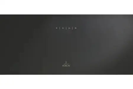 Hotte décorative murale Roblin Hotte inclinée MOLIERE 800 VERRE NOIR