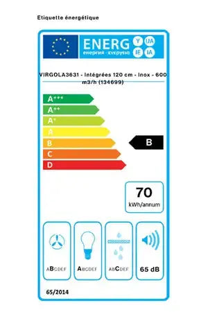 Hotte escamotable Falmec VIRGOLA3631
