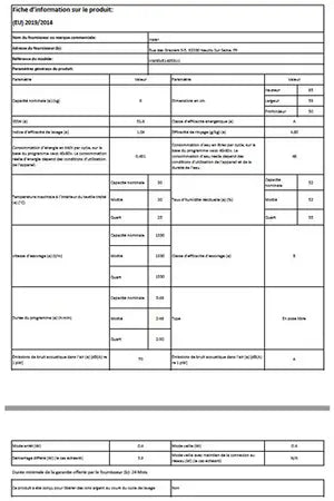 Lave-linge hublot Haier HW90-B14959U1