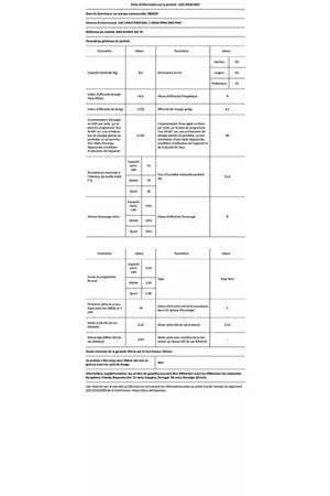 Lave-linge hublot INDESIT BWE81495XWVFR