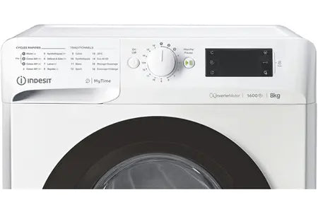 Lave-linge hublot Indesit MTWE81683WKFR