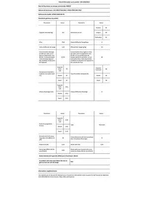 Lave-linge hublot Indesit MTWE81683WKFR