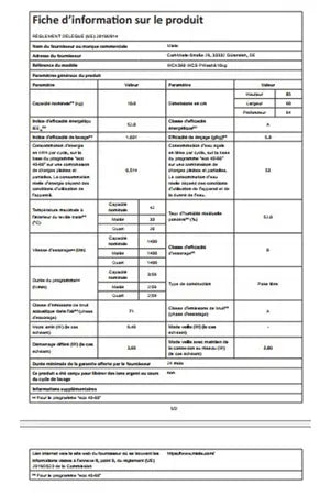 Lave-linge hublot MIELE WCK 360 WCS