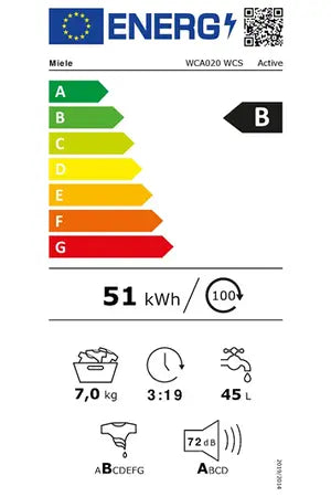 Lave-linge hublot Miele WCA 020