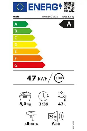 Lave-linge hublot Miele WWD660 TWINDOS