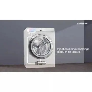 Lave linge hublot SAMSUNG WW80CGC04DAH Bespoke AI