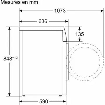 Lave linge hublot 							BOSCH				WGG244FRFR Serenity