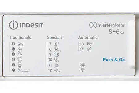 Lave-linge séchant Indesit BIWDIL861484EU