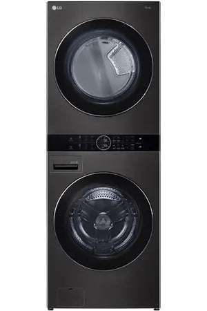 Lave-linge séchant LG F761TOWERB WASHTOWER