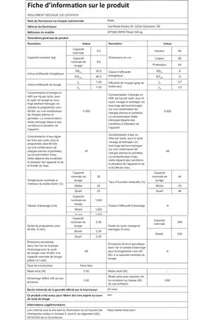 Lave-linge séchant MIELE WTI 360 WPM