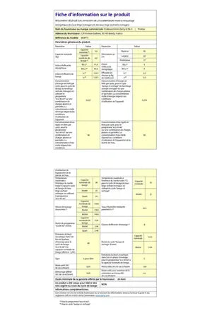 Lave-linge séchant Proline WDP75