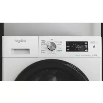 Lave linge séchant hublot WHIRLPOOL FFWDB864369BVFR