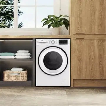 Lave linge séchant hublot 							BEKO				B3D58545W