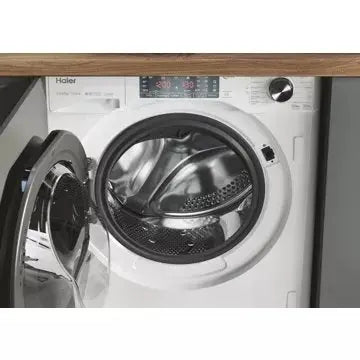Lave linge séchant hublot  encastrable 							HAIER				HWD90B416FWB-FR