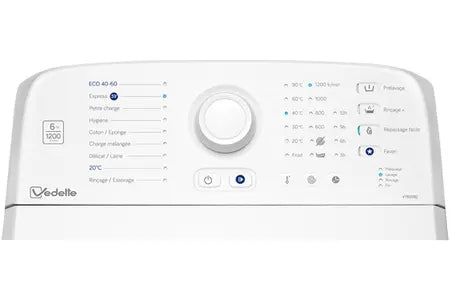 Lave-linge top Vedette VT602B2