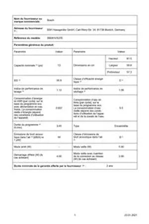 Lave-vaisselle Bosch SMI4HVS37E