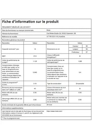 Lave-vaisselle Miele G 7165 SCVI XXL AD - encastrable 60cm